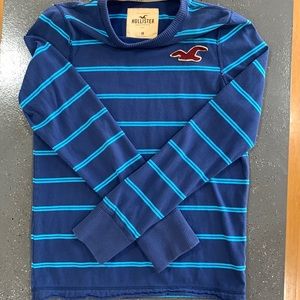 Mens Hollister light weight crew neck sweatshirt, size M